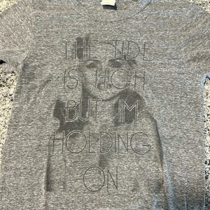 X small  grey graphic T-shirt